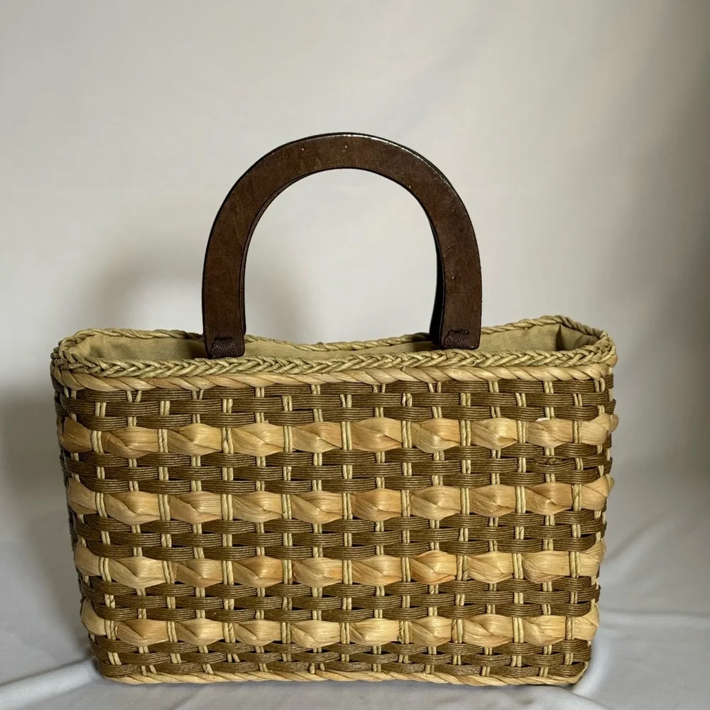 Straw Beach Bag - Picture 1 of 2